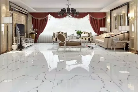 تصویر 3 از سرامیک پرسلان سفید طلایی با کیفیت عالی